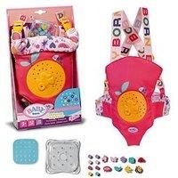 BABY born Baby Carrier Pin?Play - Includes Adjustable Harness & Design Pins Box - Suitable for 36?cm & 43?cm dolls - Premium doll accessory