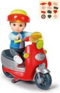 BABY born 515906118 Minis Playset-Simon with Scooter Doll,Toy