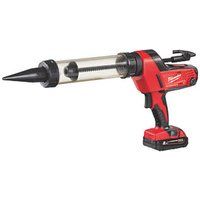 Milwaukee C18PGC/400T21B 18v 1x2.0Ah Liion 400ml Cordless Caulking Gun