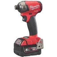 Milwaukee M18FQID-502X 18V 2 x 5.0Ah Li-Ion RedLithium Brushless Cordless Impact Driver (478XH)