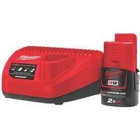 Milwaukee M12NRG 12V 2.0Ah Battery & Charger Kit