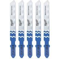 Milwaukee 4932254063 Jigsaw Blades T118A Metal Traditional Cut (Pack of 5)