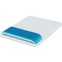 NEW! Leitz Ergo WOW Mouse Pad with Adjustable Wrist Rest Blue
