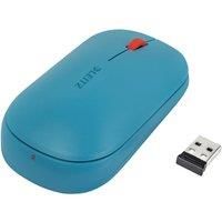 Leitz SureTrack Wireless Bluetooth Mouse, Ambidextrous Mouse Design For Laptop/Computer, Bluetooth or 2.4 GHz USB-A Dongle Connection, Windows, Android & Apple, Cosy Range, Calm Blue, 65310061