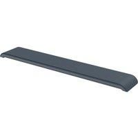 Leitz Ergo Adjustable Keyboard Wrist Rest, Desktop Long Foam Cushioned Wrist Support Pad, For Left Or Right Handed Users, Full Size Desktop Wrist Rest, Ergo Range, Velvet Grey, 65230089
