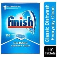 Finish Powerball Classic Dishwasher Tablets Regular Pack Of 110 Tablets (1.99kg)