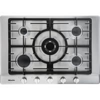 Miele KM2032 75cm Five Burner Gas Hob - Stainless Steel