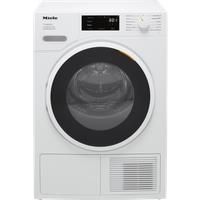 Miele TSF 763 WP 8 kg Tumble Dryer - Freestanding, Quiet Dryer with Heat Pump, DryCare 40 and EcoDry, A+++ Rated Energy Efficiency, in Lotus White