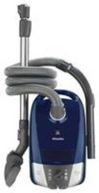 Miele 12030370 Compact C2 Powerline Bagged Cylinder Vacuum Cleaner with Power Efficiency Motor, AirClean Plus filter, Lightweight, Space-Saving Design, Marine Blue