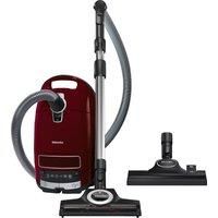 Miele Complete C3 Cat & Dog Bagged Cylinder Vacuum Cleaner with Power Efficinecy Motor, Turbo Brush for Pet Hair, Odour Filter, HEPA filter, Tayberry Red
