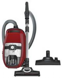 Miele Blizzard CX1 Cat & Dog Bagless Cylinder Vacuum Cleaner with Turbo Brush for Pet Hair, EcoTeQ Floorhead, HEPA Lifetime Filter, Large Operating Radius, Mango Red