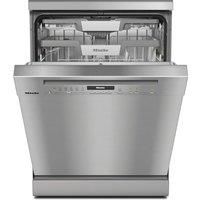 MIELE AutoDos G7040 SC Full-size WiFi-enabled Dishwasher - Clean Steel, Silver/Grey
