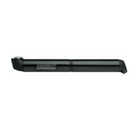 SKS GERMANY AIRBOY mini pump, air pump (bicycle pump with two-chamber pump system, bicycle accessory with 2 equally sized handle parts, for SV/DV valves, pressure max.: 8 bar, 115 PSI), black