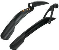 SKS Mtb Blade Muguard Set Dark (Shockblade and X-Blade), Black/Anthracite, 26 Inch