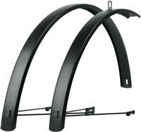 SKS Edge Al Alloy Mudguard Set:,Matt Black, 700C X 56mm