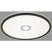 Briloner Leuchten LED Ceiling, Overhead Background Lighting Effect, 22 w, 3,000 lumens, 4,000 Kelvin, Round, White-Black, Diameter 42cm,3392-015