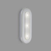Briloner Row LED push light, battery-powered, 6,500 K 15 cm