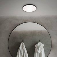 BRILONER Leuchten 3351-015 LED Ceiling Light Bathroom Lamp IP44 13 Watt 1,200 Lumen 4,000 Kelvin White/Black 28.5 cm