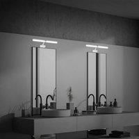 Briloner 2131014 LED mirror light matt chrome, 4,000 K