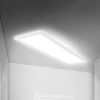 Briloner LED panel Move, sensor, 98 x 20 cm, IP44, plastic, white