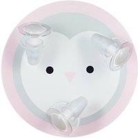 Waldi-Leuchten GmbH Pinguin downlight 3-bulb with edge in pink