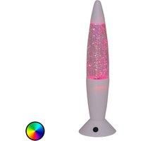 Glitter LED lava lamp