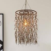 Nve Coconut pendant light made of real coconut, 55 cm