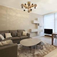 Nve Explosion ceiling light with golden globes