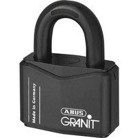 ABUS 43118 Granit Plus Hardened Steel Open Shackle Padlock Carded
