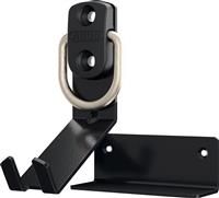 ABUS Wall Anchor with Wall Holder WBA65 B/BS and Bike Holder - Space-saving Protection for Two-wheelers in Garages and Basements - Suitable for Bicycles and E-Bikes