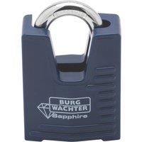 Burg-Wachter Sapphire Steel Weatherproof Closed Shackle Laminated Padlock 50mm (948YY)