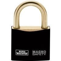 Burg-Wachter Burg-Wchter Magno Brass Safety Lockout Padlock 40mm in Black
