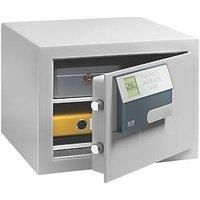 Burg-Wächter City-Line Furniture Safe with Electronic Combination Lock, Security Level B, Fire Protection DIN 4102-A1, C 310 E, Grey, 20.6 L, 30 kg