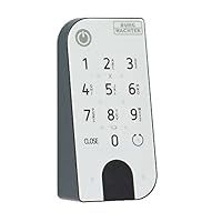 Burg-WÄCHTER 50711 Entry 7711 KP PIN Keypad, Black/White