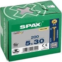 Spax Woodscrews 5.0 x 30mm Box 200