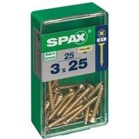50 Pack SPAX Multi-Material 4 Cut Fully Threaded Screw (Dia)3.5mm (L)25mm - NEW