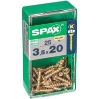 50 Pack SPAX Multi-Material 4 Cut Fully Threaded Screw (Dia)3.5mm (L)20mm - NEW