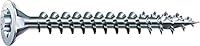 Spax 4CUT 1191010350155 Universal Screw, Countersunk T-Star Plus Fully Threaded, Galvanised Blank A2J