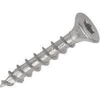 Spax 4CUT 1191010350155 Universal Screw, Countersunk, T-Star Plus, Fully Threaded, Galvanised Blank A2J, 1191010400253