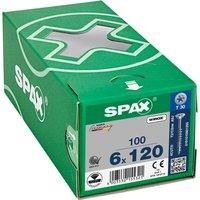 Spax S Wirox Torx Wood Screws 6mm 120mm Pack of 100