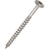 Spax A2 Stainless Steel Washer Head Torx Wood Construction Screws 6mm 80mm Pack of 100