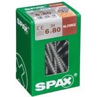 Spax Wirox Washer Head Torx Wood Construction Screws 6mm 80mm Pack of 24