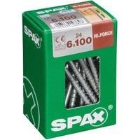 Spax Wirox Washer Head Torx Wood Construction Screws 6mm 100mm Pack of 24