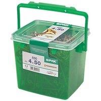 650 x SPAX YELLOX 4.0 x 50mm WOODSCREWs POZI COUNTERSUNK