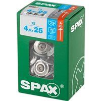 SPAX T-STAR PLUS RAISED COUNTERSUNK SEALING A2 S-STEEL 4.5 X 25MM T20-75 SCREWS