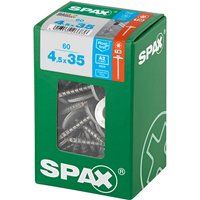 SPAX T-STAR PLUS RAISED COUNTERSUNK SEALING A2 S-STEEL 4.5 X 35MM, T20-60 SCREWS