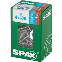 SPAX T-STAR PLUS RAISED COUNTERSUNK SEALING A2 S-STEEL 4.5 X 35MM, T20-60 SCREWS