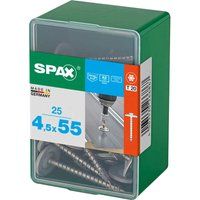 SPAX T-STAR PLUS RAISED COUNTERSUNK SEALING A2 S-STEEL 4.5 X 55MM, T20-25 SCREWS