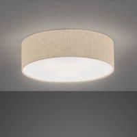 Fischer & Honsel Ceiling Light, Textile, E14, Sand Colour