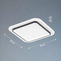 FISCHER & HONSEL Blithe LED ceiling light, 50 x 50 cm square